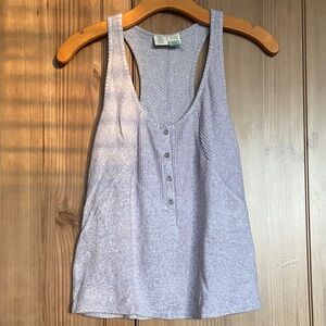 Saturday Sunday Anthropologie Lavender M Racerback Sweater Tank Top M GUC